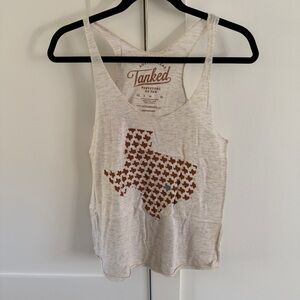 Women's Cream Texas Tank Top